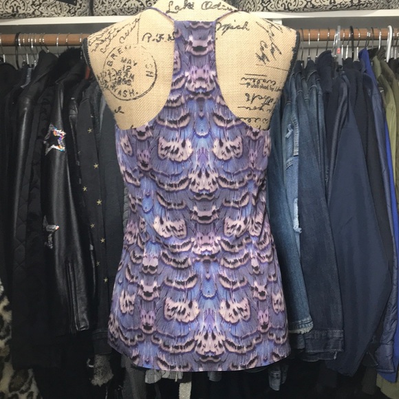 TIBI NY Purple Print Tank - Picture 2 of 6
